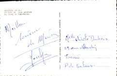 CPA Menton Vue generale Au fond le Cap Martin 