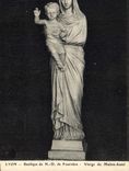 CPA Lyon Basilique de Notre Dame de Fourviere Vierge du Maitre Autel 