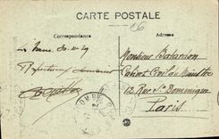 CPA Le Bas Vivarris Combat de l'Ours et du Lion