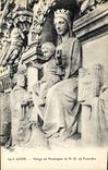 CPA Lyon Vierge du Frontispice de ND de Fourviere 