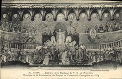 CPA Lyon Interieur de la Basilique de ND de Fourviere 