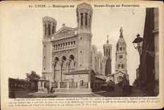 CPA Lyon Basilique de Notre Dame de Fourviere 
