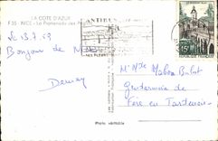 CPA Nice La Promenade des Anglais 