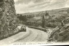 CPA Circuit de Lyon Vierge de la Roche Percee Automobile