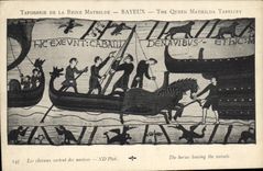 CPA Tapisserie de la Reine Mathilde Bayeux 