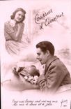 CPA Courrier d'Amour Femme