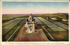CPA Notre Dame de Lorette La Chapelle vue du haut de la Tour 
