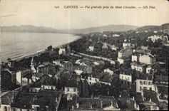 CPA Cannes Vue generale prise du Mont Chevalier 