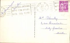 CPA Nice Vue d'ensemble et la Promenade des Anglais 