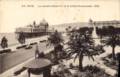 CPA Nice Le Jardin Albert et la Jetee Promenade 