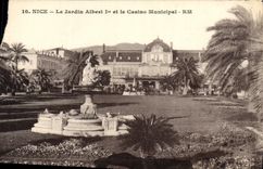 CPA Nice Le Jardin Albert et le Casino Municipal 