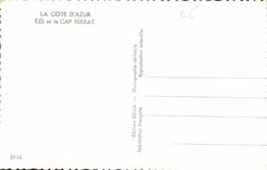 CPA Eze et le Cap Ferrat 