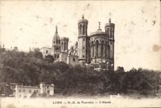 CPA Lyon ND de Fourviere L'Abside 