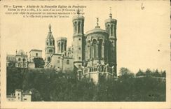 CPA Lyon Abside de la Nouvelle Eglise de Fourviere 