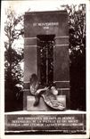 CPA Foret de Compiegne Clairiere de l'Armistice Monument du Matin 