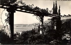 CPA Menton Vue generale prise de la Villa Rosmarino 