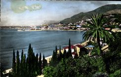 CPA Menton Vue generale 