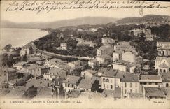 CPA Cannes Vue vers la Croix des Gardes 