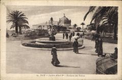 CPA Nice Jardin Albert Fontaine des Tritons 