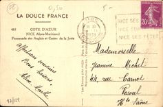 CPA Nice Alpes Maritimes Promenade des Anglais et Casino de la Jetee 