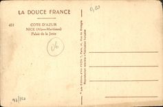 CPA Nice Alpes Maritimes Palais de la Jetee 