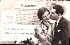 CPA Je ne puis vivre sans toi Femme
