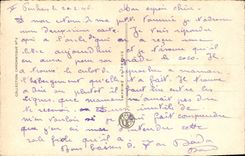 CPA Sans dien dire Femme