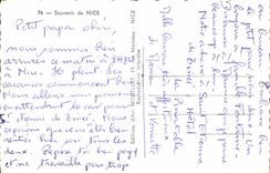 CPA Souvenir de Nice 