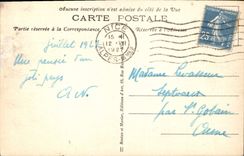 CPA Nice Le Quai des Etats Unis et le Mont Boron 