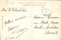 CPA Nice La Jetee Promenade par un coup de mer Les Mouettes 