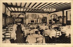 CPA L'Hotel des Iles Son Grill Room La Poularde 