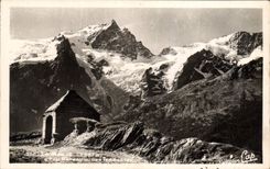 CPA La Meije et le Rateau vu des Terrasses 