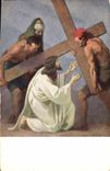 CPA II Station Jesus nimmt das schwere Kreuz auf seins Schulter 