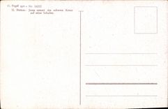 CPA II Station Jesus nimmt das schwere Kreuz auf seins Schulter 