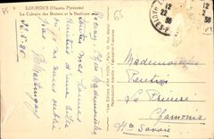 CPA Lourdes Hautes Pyrenees Le Calvaire des Bretons et la Basilique 