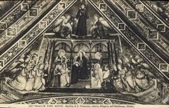 CPA Assisi Basilica di S Francesco Inferno Allegoria dell Ubbidienza Giotto 