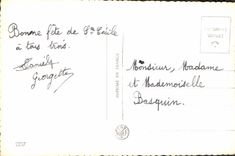 CPA Homme Clarinette