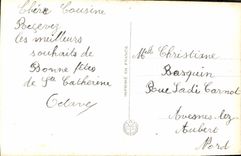 CPA Pour La Vie Femme