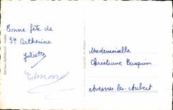 CPA Vive Ste Catherine Femme