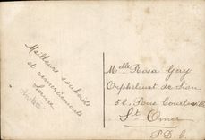 CPA Bonne Annee Femme