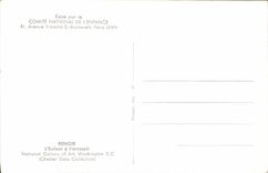 CPA Renoir L'Enfant a l'arrosoir National Gallery of Art Washington DC 