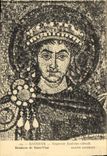 CPA Ravenne Empereur Justinien detail Mosaique de Saint Vital 