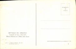 CPA Detagglio del Cenacolo Leonardo da Vinci 