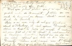 CPA A quoi revent les Jeunes Gens Homme Cigarette