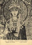CPA Ravenne Imperatrice Theodora Mosaique de St Vital 