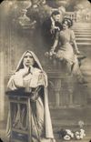 CPA Religieuse femme