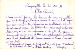 CPA Bonne Annee Femme