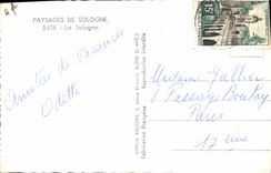 CPA La Sologne Bracieux Lamotte Beuvron Romoratin Villefranche Salbris