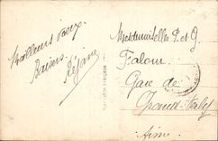 CPA Bonne Annee Femme