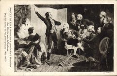 CPA Rouget de Lisle chantant pour la premiere fois la Marseillaise chez Dietrich maitre de Strasbour